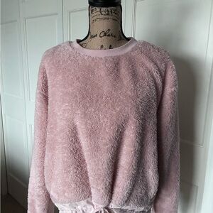 Zella Soft Pink Fleece Pullover